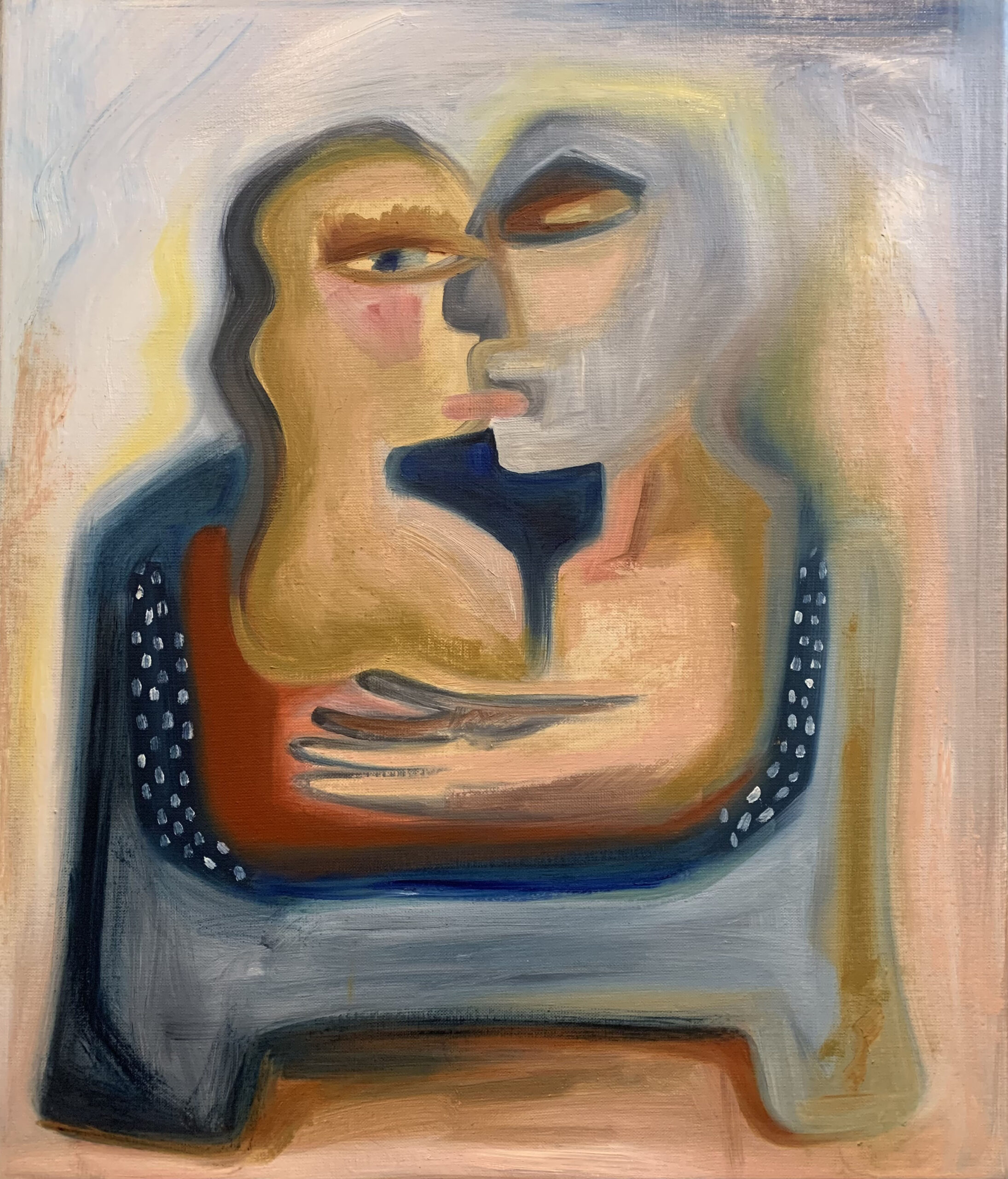 Loveseat, Oil on Canvas, 50 x 60, 2021